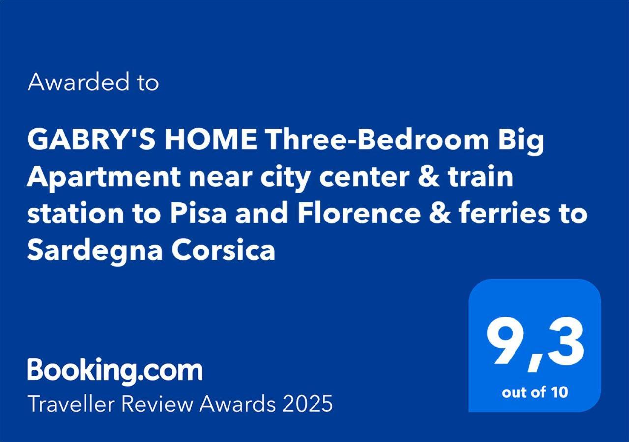 Gabry'S Home Three-Bedroom Big Apartment Near City Center & Train Station To Pisa And Florence & Ferries To Sardegna Corsica Livorno Exteriér fotografie